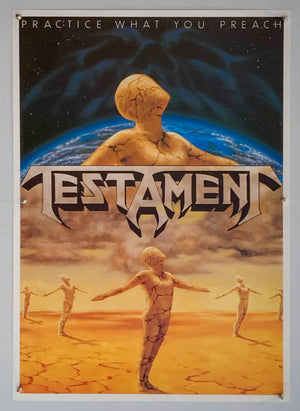 Testament - Practice What You Preach - 1990s - Commercial Poster