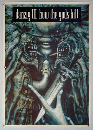 Danzig 3 - How The Gods Kill - 1990s - Commercial Poster
