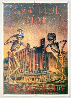 The Grateful Dead - New York City - 1990s - Commercial Poster