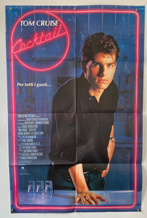 Cocktail - 1988 - Original Italian 2 Fogli Poster