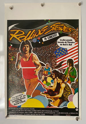 Rolling Stones - Lets Spend the Night Together Original 1983 Belgian Poster