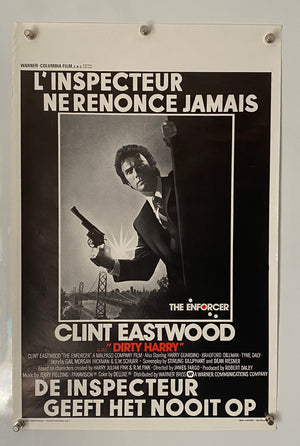 Dirty Harry: The Enforcer- Original 1977 Belgian Poster