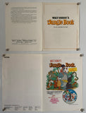 The Jungle Book - Original 1980's Rerelease UK Quad + Campaign Book Bundle
