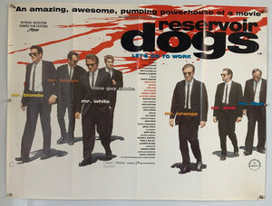 Reservoir Dogs - Original 1992 UK Quad Poster
