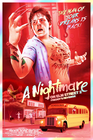 Nightmare on Elm Street 2 - Foiled - Screenprint - Artist Proof - Tom Walker