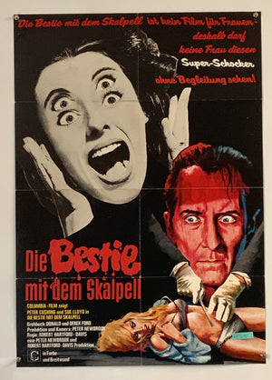 Corruption - Original 1968 German A1 Movie Poster