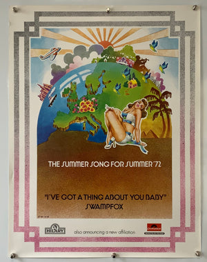 Swampfox - 1972 - Original Promo Poster