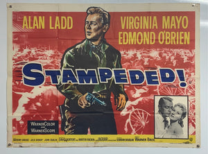 Stampeded - Original 1957 UK Quad