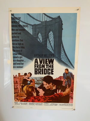 A View from the Bridge - Original 1962 US One Sheet