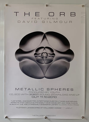 The Orb - Metallic Spheres - 2010 - Original Promo Poster