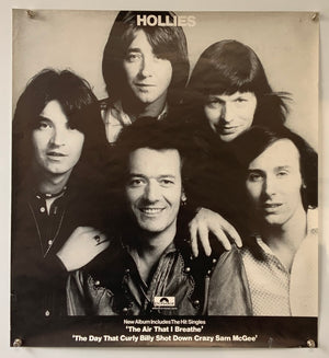The Hollies - 1974 - Original Promo Poster