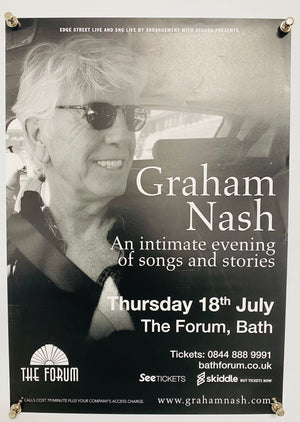 2019 Graham Nash at the Forum in Bath Concert Poster