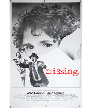 Missing - 1982 - Original English One Sheet