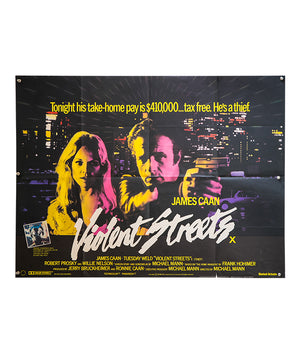 Violent Streets - 1981 - Original UK Quad