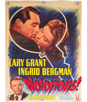 Notorious - 1946 - Original Belgian Poster