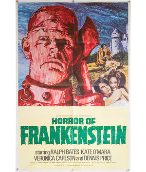 Horror of Frankenstein - 1970 - Original English One Sheet