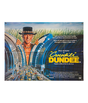 Crocodile Dundee - 1986 - Original UK Quad
