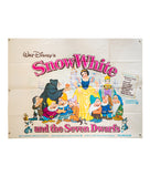 Snow White and the Seven Dwarfs - Re-release - 1970 - Original UK Quad