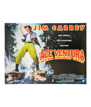 Ace Ventura: When Nature Calls - 1995 - Original UK Quad
