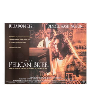 The Pelican Brief - 1993 - Original UK Quad