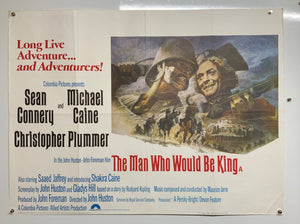 The Man Who Would Be king - Original 1975 UK Quad
