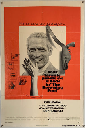 The Drowning Pool - Original 1975 US One Sheet Poster