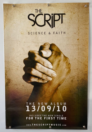The Script - 2010 - Original Promotional Poster