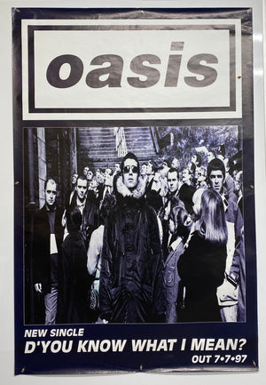 Oasis - Do You Know What I Mean? 1997 Promo Poster
