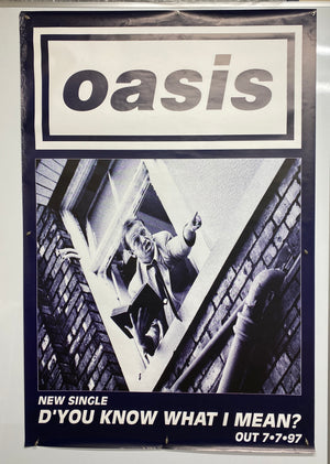 Oasis - Do You Know What I Mean? 1997 Promo Poster