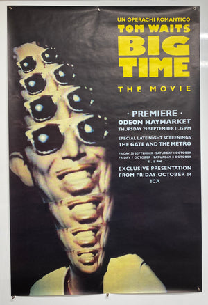Tom Waits - Big Time The Movie 1988 Poster
