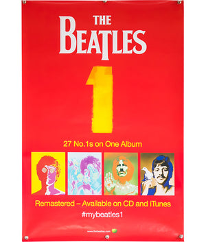 The Beatles - One - Original 2000 Beatles 1 Promo Poster