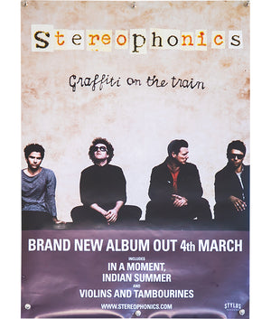 Stereophonics - Graffiti on the Train - Original 2013 Promo Poster