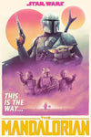 Star Wars - The Mandalorian - Variant - Licensed Screenprint - Artist Proof - Tom Walker