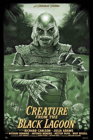 The Creature From The Black Lagoon - Foiled - Universal Monsters - Artist Proof - Tom Walker